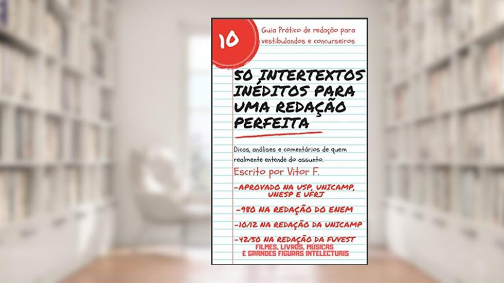 50 Intertextos Inéditos Para Sua Redação Perfeita, do autor Vitor Fidry