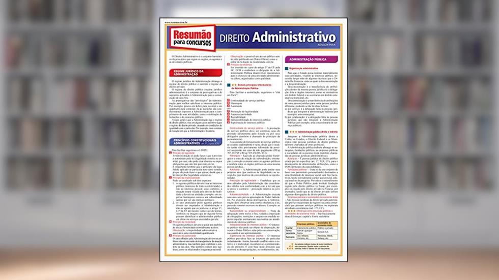 Direito Administrativo, do autor Adilson Pera