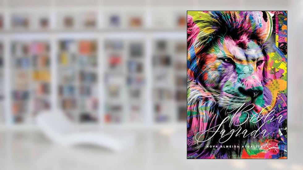 Bíblia NAA Leão Colorido: Nova Almeida Atualizada, do autor Maquinaria Editorial