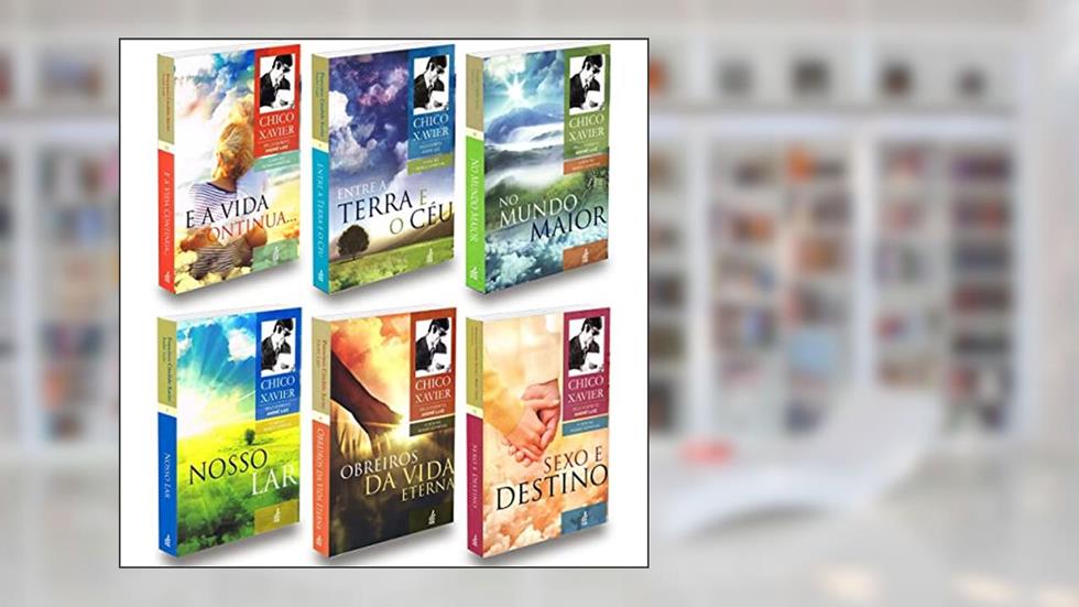 Kit-6 Livros de André Luiz Psicografados por Chico, do autor Médium Francisco Cândido Xavier; Médium Waldo Vieira; Ditado Por André Luiz