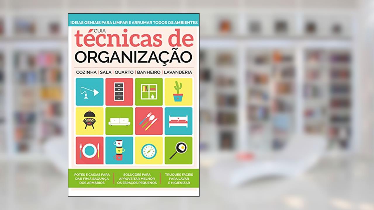 Capa de Guia técnicas de organização - Ideias geniais para limpar e arrumar todos os ambientes, do autor On Line Editora