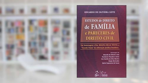 Capa de Estudos de Direito de Família e Pareceres de Direito Civil, do autor Eduardo de Oliveira Leite
