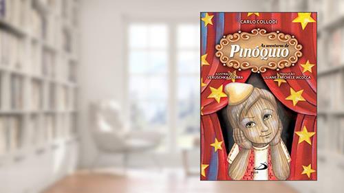 Capa de As Aventuras de Pinóquio, do autor Carlo Collodi