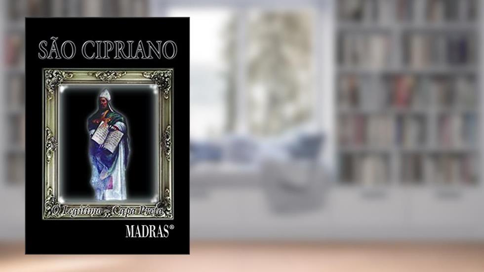 São Cipriano: O Legítimo - Capa preta, do autor Pierre Dumont