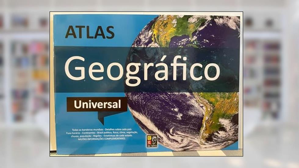 Atlas Geografico Universal, do autor James Misse; Pé Da Letra