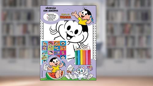 Capa de Turma Da Mônica - Diversão com adesivos - Magali, do autor On Line Editora