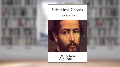 Capa de Primeiros Cantos, do autor Gonçalves Dias