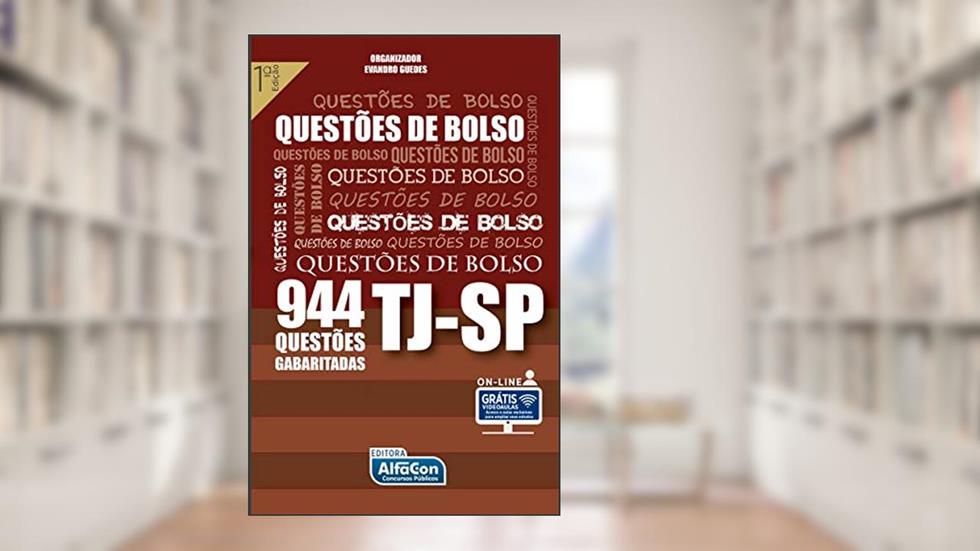 Questões de bolso - TJ SP - 944 questões gabaritadas, do autor Equipe AlfaCon