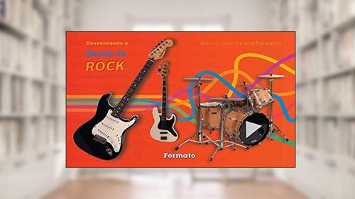 Capa de Desvendando a banda de rock, do autor Marcio Coelho; Ana Favaretto