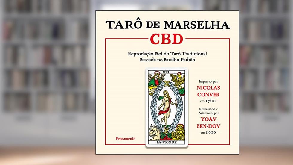 Tarô de Marselha cbd: Reprodução Fiel do Tarô Tradicional Baseada no Baralho-padrão., do autor Yoav Ben-Dov