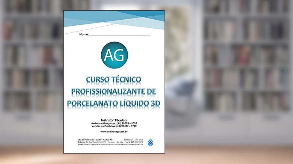 APOSTILA PORCELANATO LIQUIDO: GUIA PRATICO, do autor Anderson Gonçalves