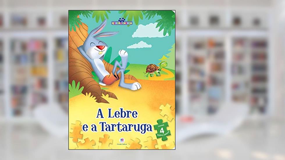 A lebre e a tartaruga, do autor Ciranda Cultural