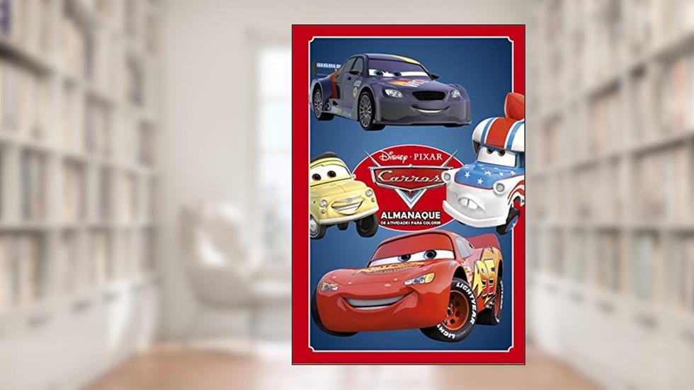 Disney Carros Almanaque de Atividades para Colorir, do autor On Line Editora