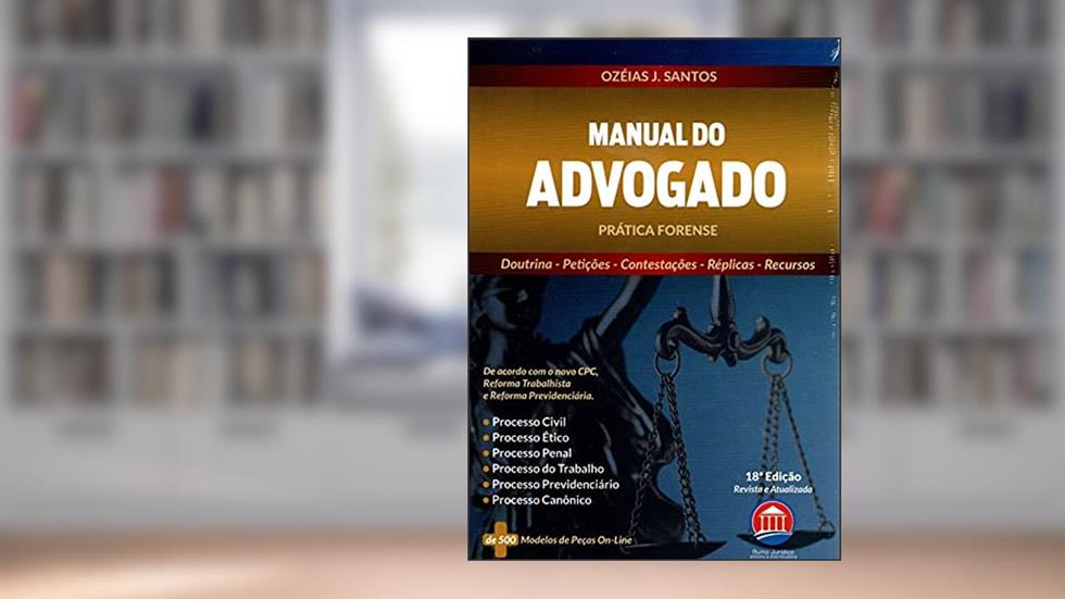 Manual do Advogado, do autor Ozéias J. Santos