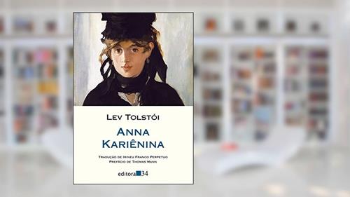 Capa de Anna Kariênina, do autor Lev Tolstói