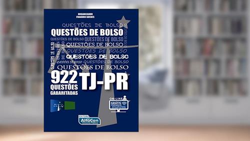 Capa de Questões de bolso - TJ PR - 922 questões gabaritadas, do autor Equipe AlfaCon