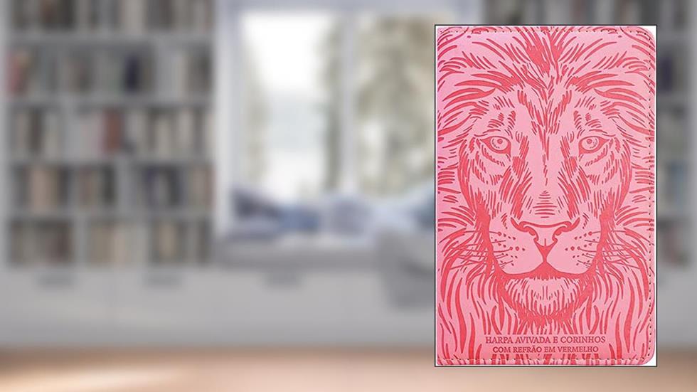Harpa Avivada e Corinhos com Refrão em Vermelho - Letra Hipergigante - Leão Luxo (Rosa), do autor Cpp