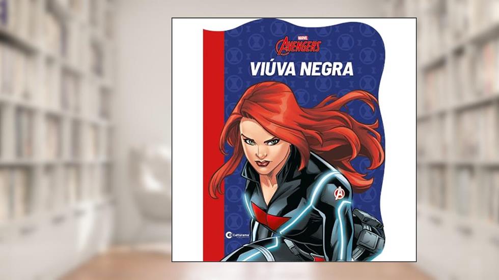 Livro Recortado Marvel Viúva Negra, do autor Culturama
