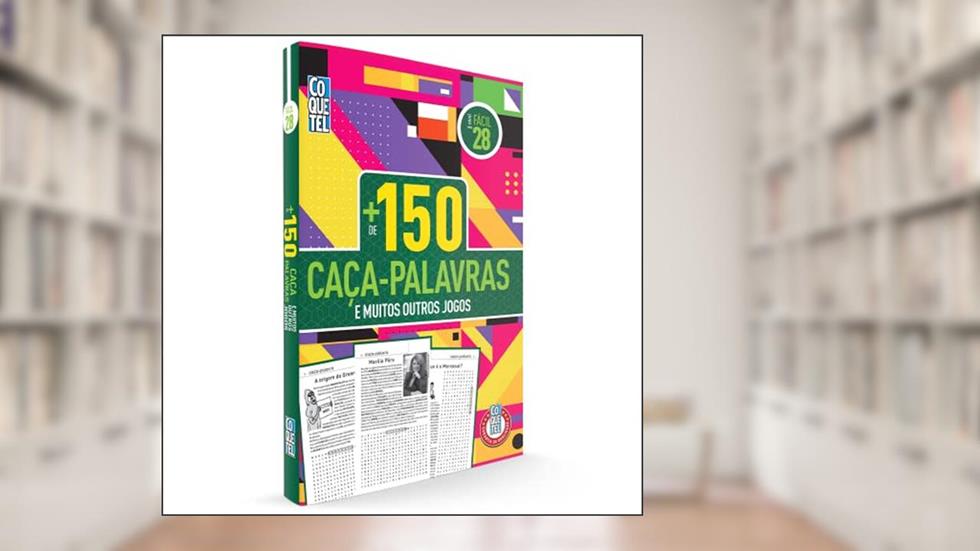 Livro Coquetel Mais 150 caça-palavras e muitos outros jogos nível fácil Ed 28, do autor Equipe Coquetel