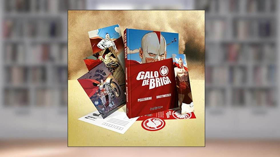 Galo de Briga: "Brindes especiais: marcador, adesivo e 3 cards exclusivos", do autor Mitch Breitweiser; Mark Pellegrini