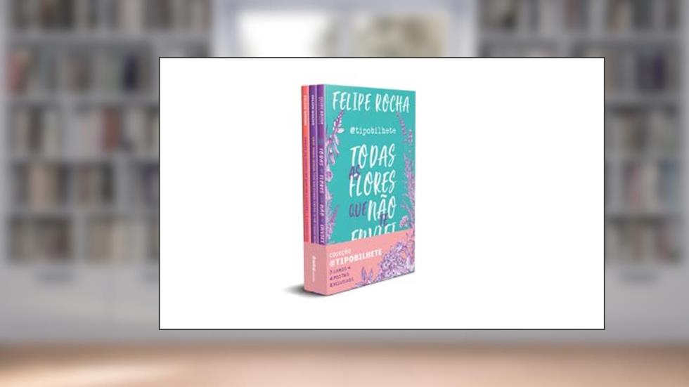 Coleção Tipo Bilhete + Postais exclusivos, do autor Felipe Rocha