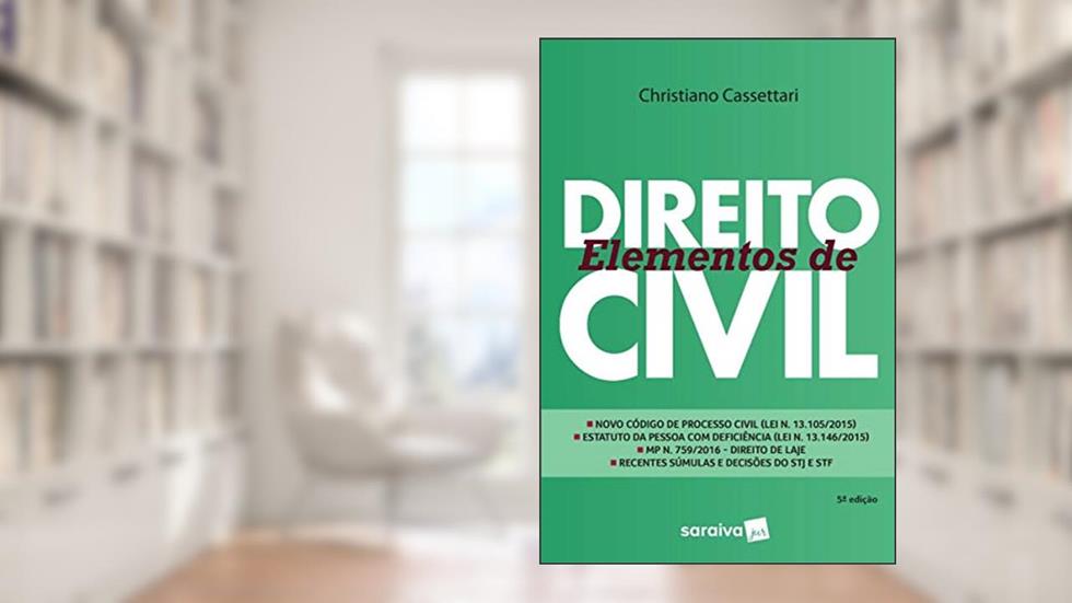 Elementos de Direito Civil, do autor Christiano Cassetari