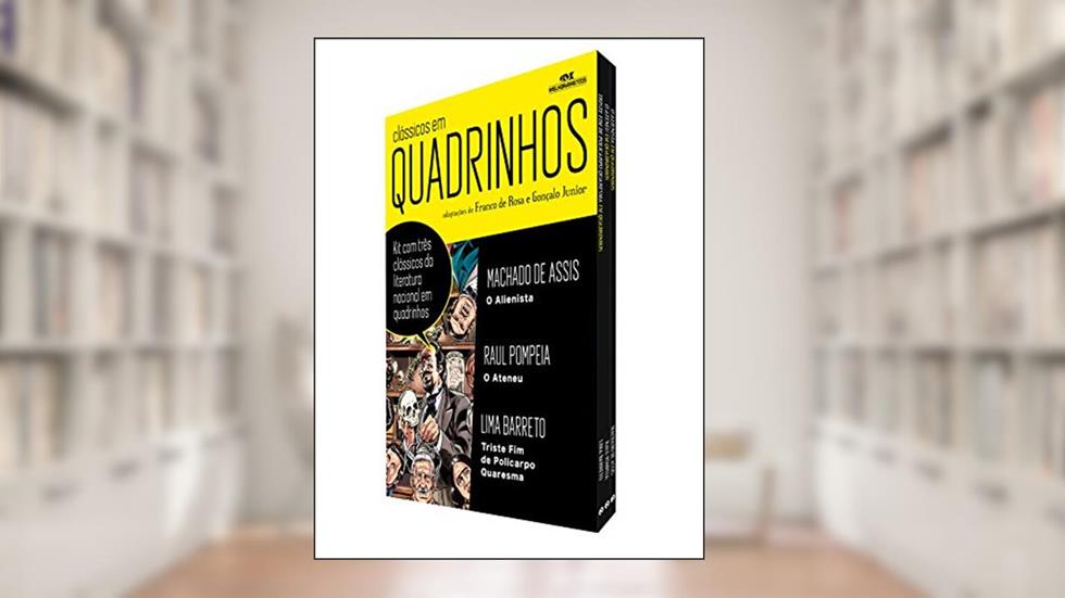 Clássicos em Quadrinhos - Box, do autor Machado de Assis; Raul Pompeia; Lima Barreto; Franco de Rosa; Gonçalo Junior
