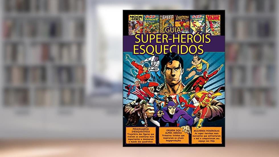 Guia super-heróis esquecidos, do autor On Line Editora