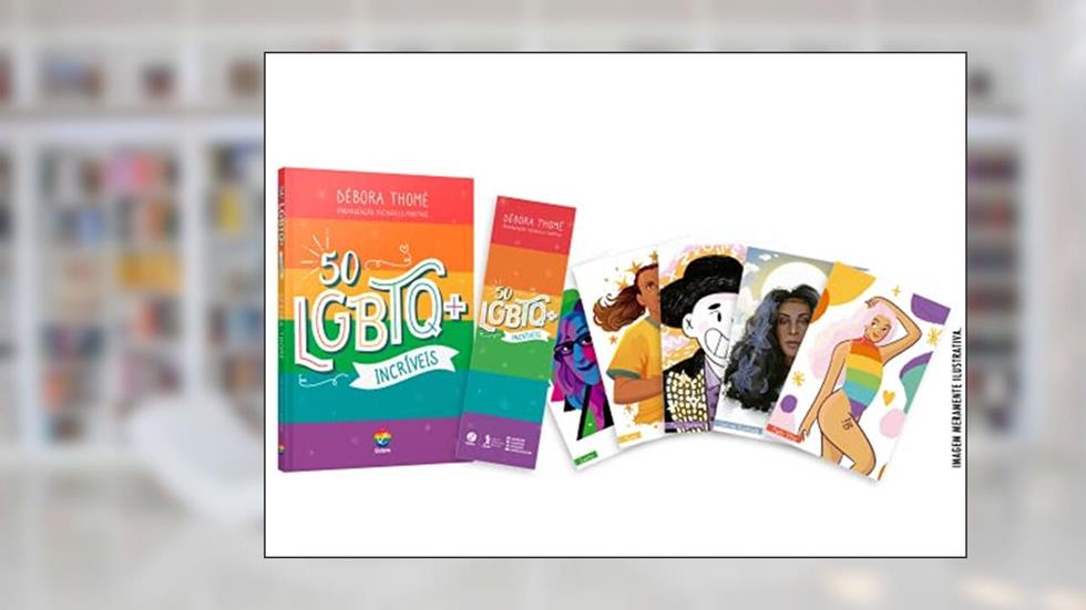50 Lgbtq+ Incríveis (Acompanha Marcador e Cards), do autor Débora Thomé