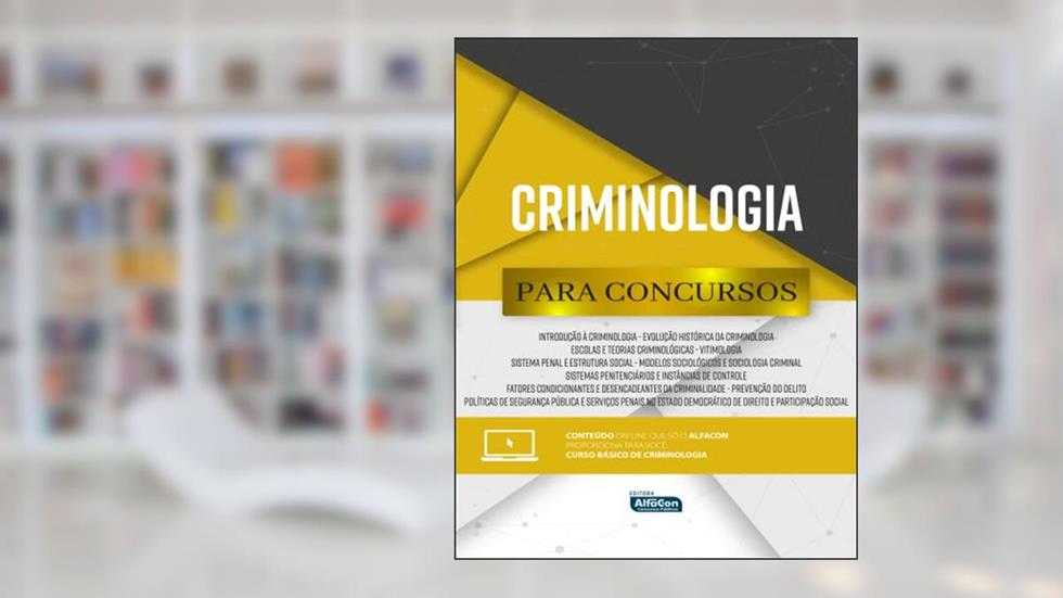 Para Concursos - Criminologia, do autor Fabiano Bordignon