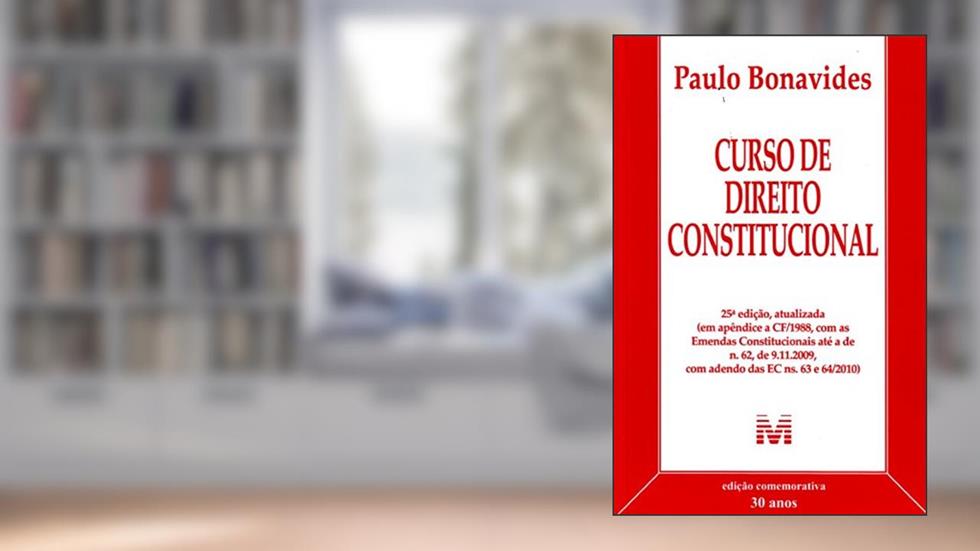 Curso de Direito Constitucional, do autor Paulo Bonavides