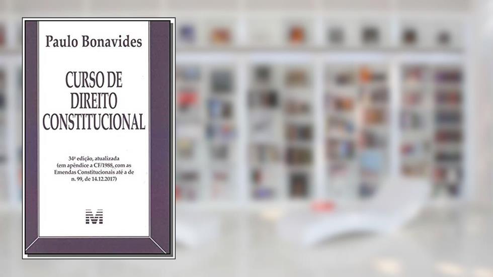 Curso de Direito Constitucional - 34 ed./ 2019, do autor Paulo Bonavides