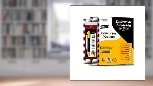 Capa de Caderno de Estudos da Lei Seca - Concursos Públicos - O Amarelinho - 9ª Edição (2023), do autor EQUIPE JUSPODIVM