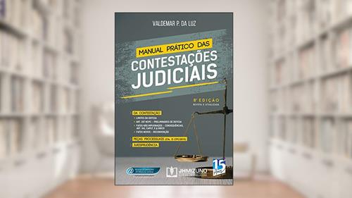 Capa de Manual Prático das Contestações Judiciais, do autor Valdemar P. da Luz