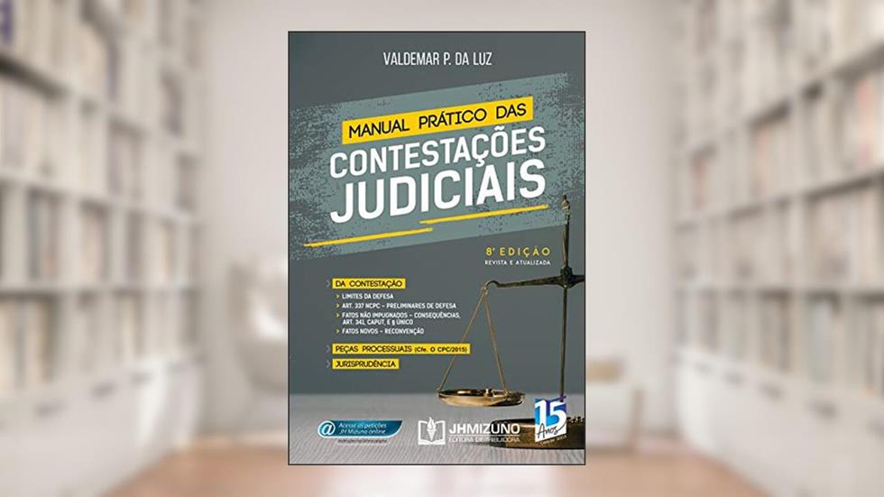 Manual Prático das Contestações Judiciais, do autor Valdemar P. da Luz