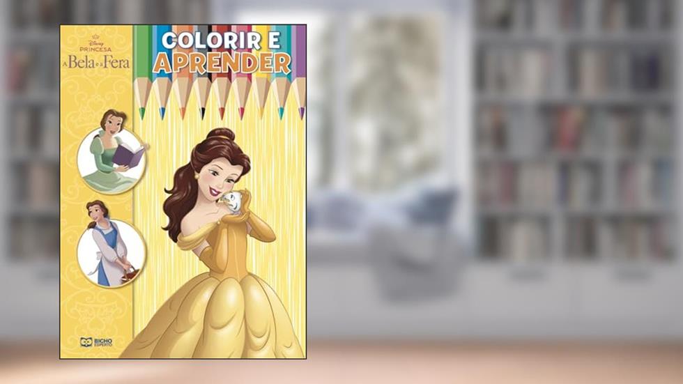 Colorir e Aprender Disney - A Bela e a Fera, do autor Jefferson Ferreira
