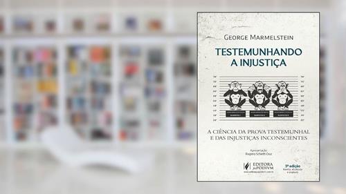 Capa de Testemunhando A Injustiça - 3ª Edição (2024), do autor George Marmelstein