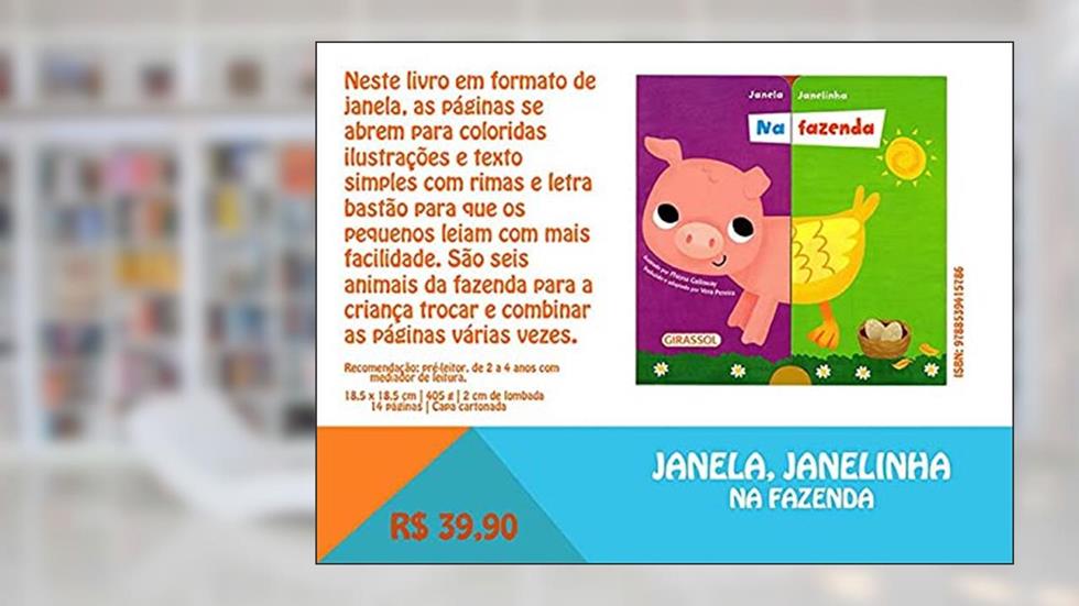 Janela janelinha - na fazenda, do autor Vera Pereira