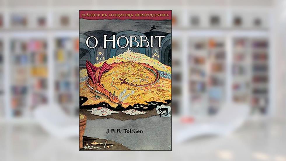 O Hobbit - Capa Smaug, do autor J. R. R. Tolkien