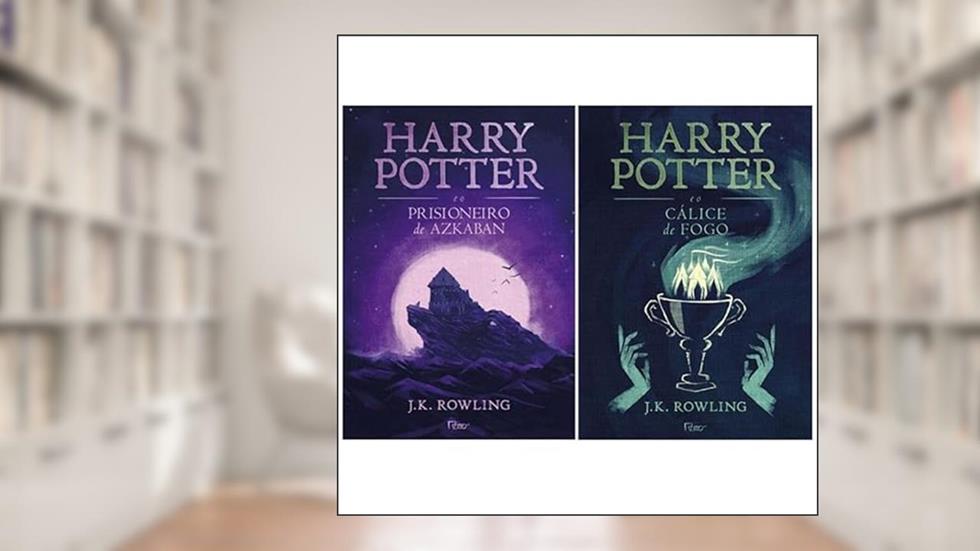Harry Potter e o prisioneiro de Azkaban + Harry Potter e o cálice de fogo - CAPA DURA, do autor J.K ROWLING