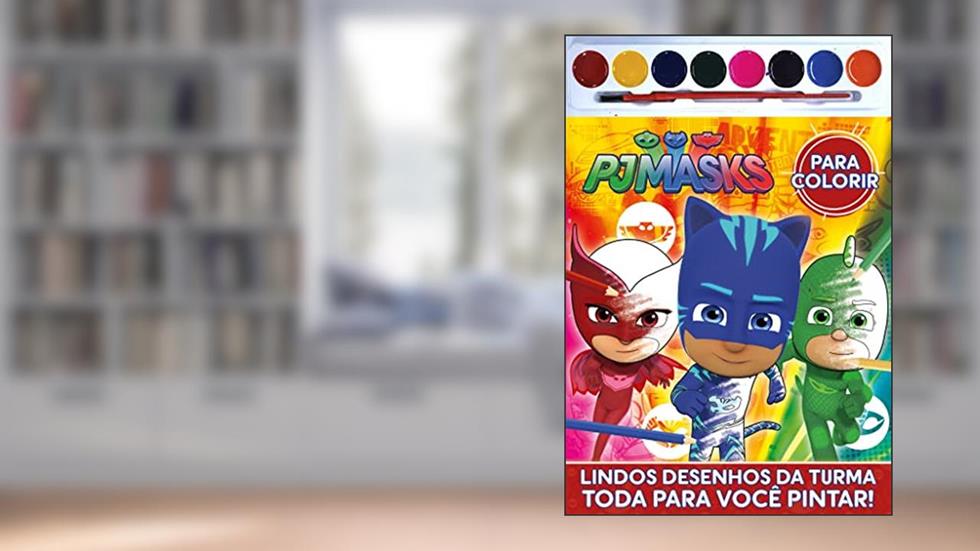Pj Masks para Colorir com Aquarela, do autor On Line Editora
