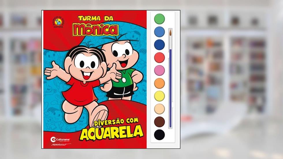 Diversão com Aquarela Turma da Mônica, do autor Culturama