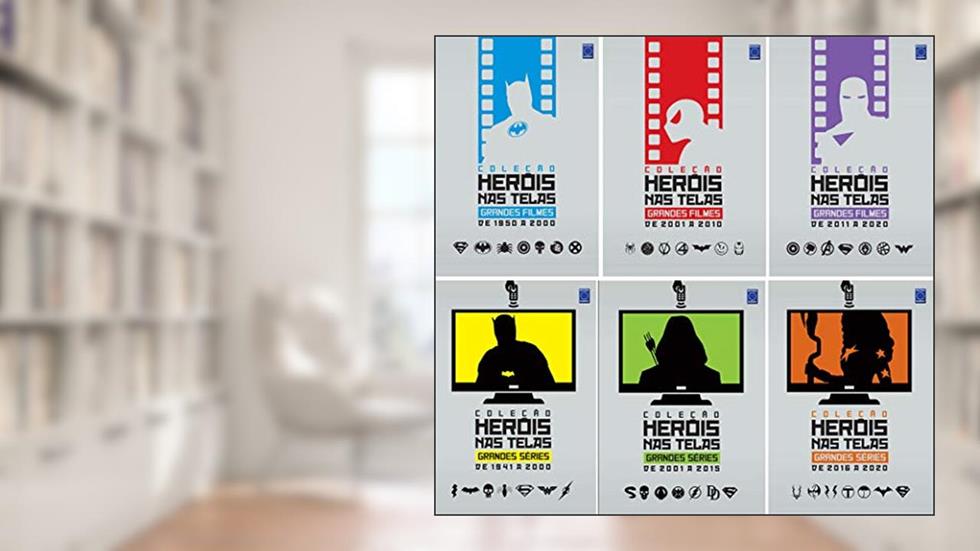 Coleção Heróis nas Telas: Filmes e Séries (Supercombo - 6 Volumes), do autor Editora Europa