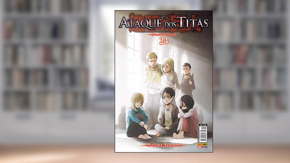 Ataque dos Titãs Vol. 24, do autor Hajime Isayama