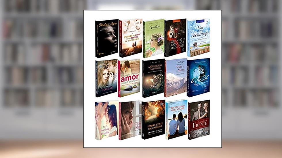 Kit 15 Romances Que Tocam O Coração, do autor Autor Diversos; Ditado Por Espíritos Diversos