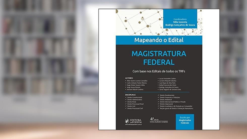 Mapeando o Edital - Magistratura Federal - 4ª Edição (2021), do autor Mila Gouveia
