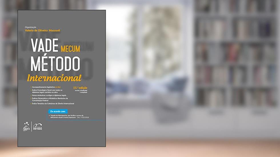 Vade Mecum Internacional - Método, do autor Valério de Oliveira Mazzuoli