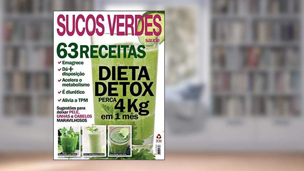 Revista Minha Saúde Especial 06 Sucos Verdes, do autor Online Editora