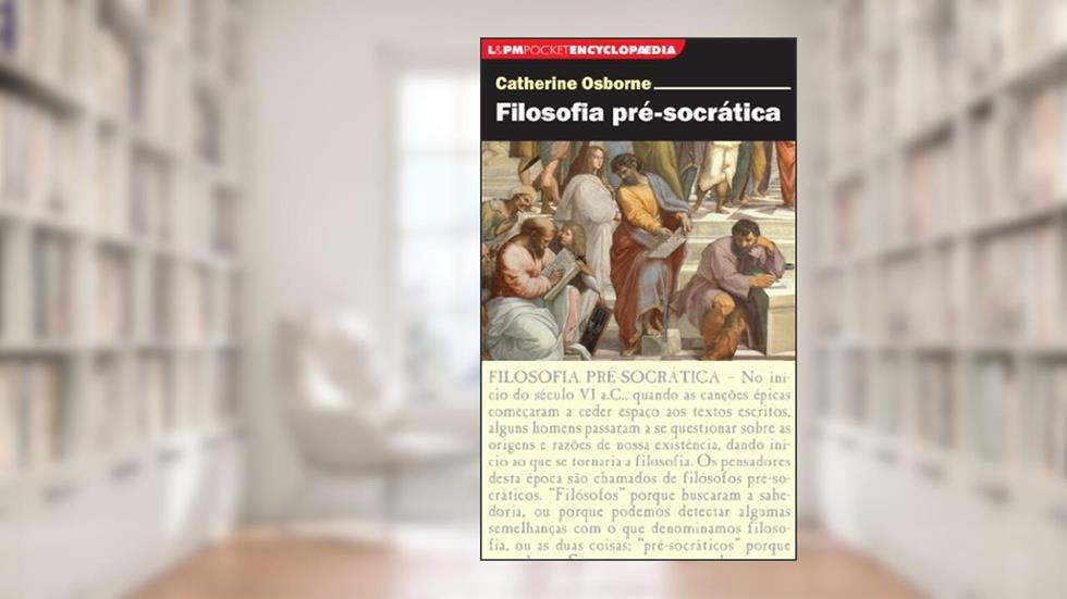 Filosofia Pré-socrática, do autor Catherine Osborne