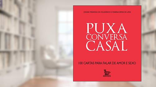Capa de Puxa conversa - casal, do autor Denise Miranda; Marina Simas